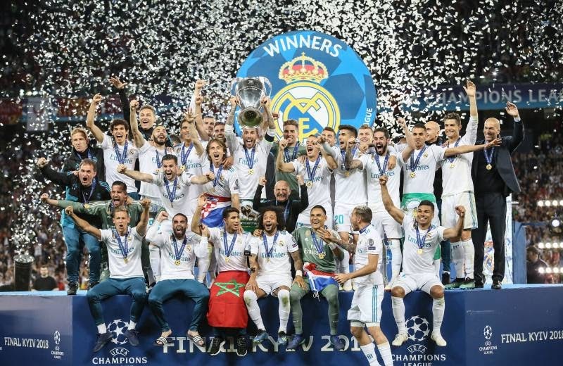 Real Madrid đội bóng vô địch cup C1 nhiều nhất