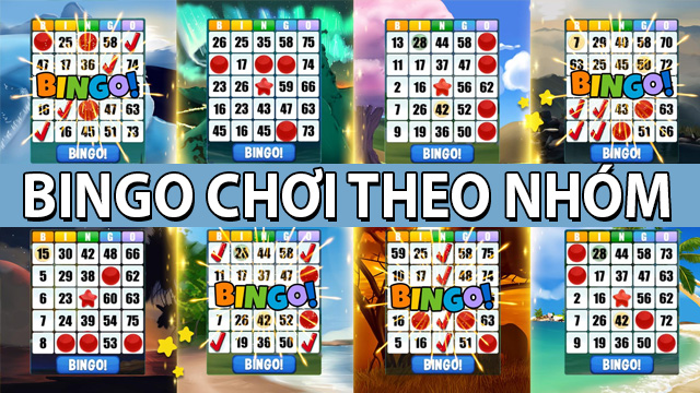 Trò chơi Bingo thường được chơi theo nhóm hoặc ít nhất phải có 2 người